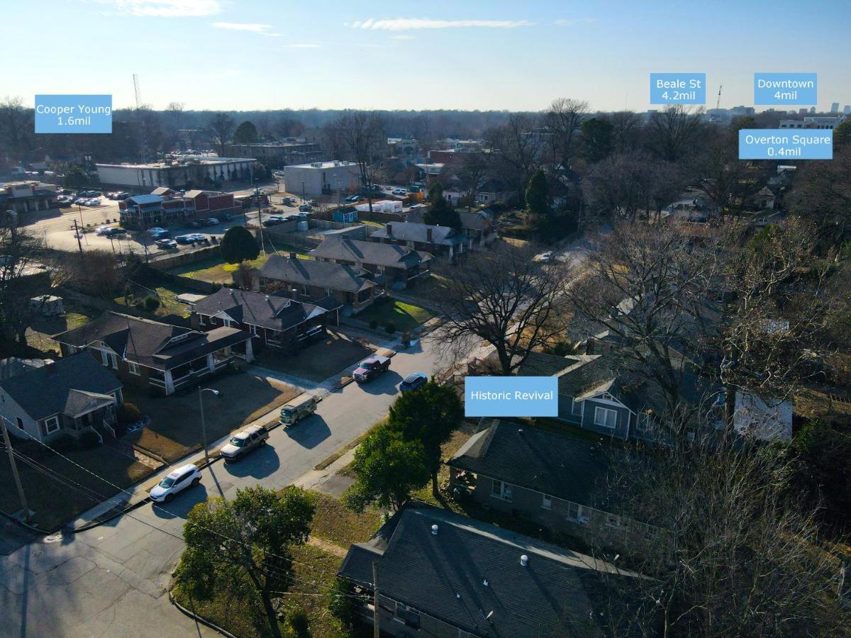Historic Revival King Bed Midtown Memphis 68 Yes Pets Fast Wifi Free Parking Villa Kültér fotó
